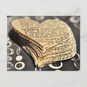 Verlobt Ankündigungspostkarte