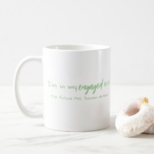Verlobte Ära der zukünftigen Mrs. Kaffeetasse