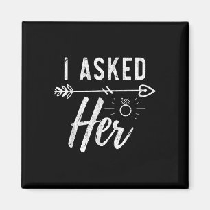 Verlobte Couple Wedding Verlobung Geschenk für Erw Magnet
