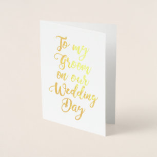 Verlobte Future Husband Wedding Groom Folienkarte