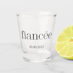 Verlobte Hochzeitsverlobung Schnapsglas