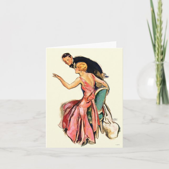 Verlobte Paare Ankündigung (Vorderseite)