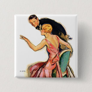 Verlobte Paare Button