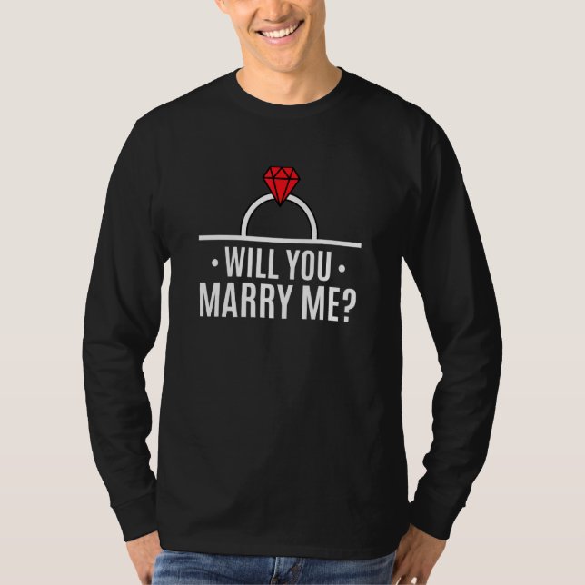 Verlobte Paare, die verheiratet werden - Hochzeit  T-Shirt (Vorderseite)