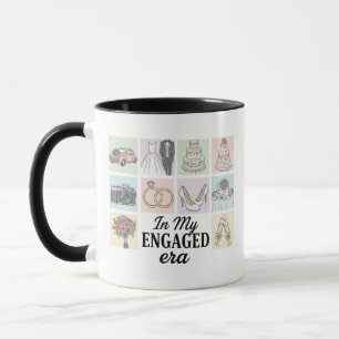 Verlobte Tasse, Verlobungs-Ankündigungstasse, Verl Tasse