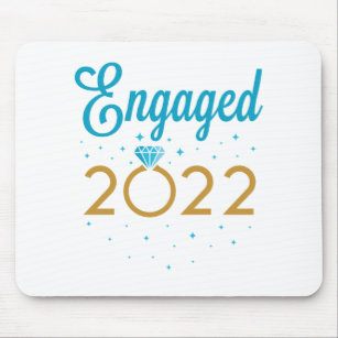Verlobte Verlobung 2022 Paare Mousepad