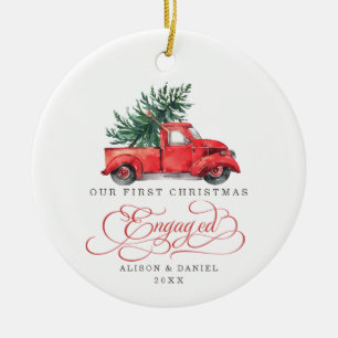 Verlobter Pinienbäume Keramik Ornament