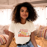 Verlobter Retro-70er-Junggeselinnen-Abschied T-Shirt<br><div class="desc">Dieses Design zeichnet sich durch eine feine 70er-Sicht dämpft und verlobt Retro-Blume,  Pilz und Ring. Sehen Sie sich die gesamte Kollektion an,  um mehr passende Artikel zu finden!</div>
