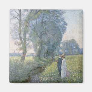 Verlobtes Paar (Hochzeit und Ehe) (Verlobung) Magnet