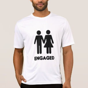 Verlobtes Paar T-Shirt