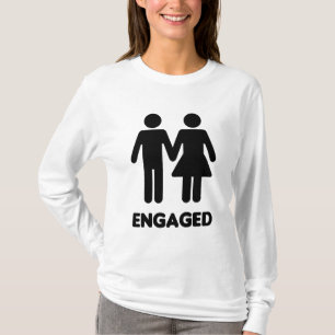 Verlobtes Paar T-Shirt