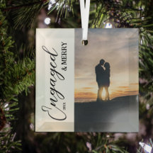 Verlobtes und Merry Couple Foto