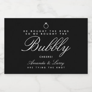 Verlobung binden Mini Sparkling Weinkeller