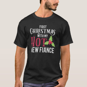 Verlobung First Christmas Hot Verlobte 2019 T-Shirt