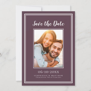 Verlobung Foto Moderne Lila Hochzeiten Save The Date