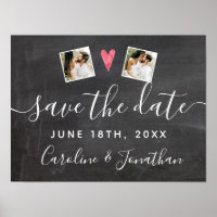 Verlobung Foto Prop Chalkboard Save the Date