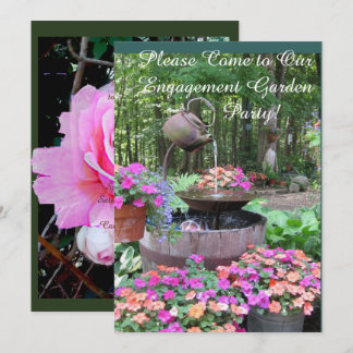 VERLOBUNG GARDEN PARTY CELEBRATION EINLADUNG