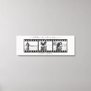 Verlobung Geschenk Personalisierte Leinwand Foto C