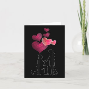 Verlobung - Heiraten Sie mich_ schlagen Verlobung Karte