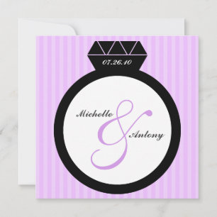 Verlobung Ring Save the Date Einladungen