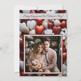 Verlobung Valentinstag Lovecore Personalisiert 2 Karte