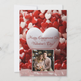 Verlobung Valentinstag Lovecore Personalisiert Karte