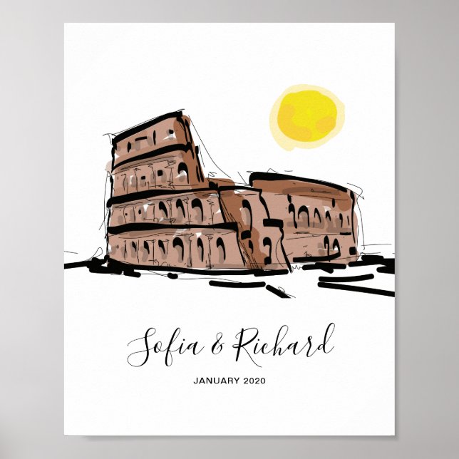 Verlobung, Vorschlag, Jubiläumsgeschenk Poster (Vorne)