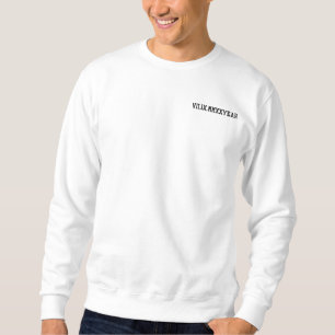 Verlobung zum Jahresanfang Besticktes Sweatshirt
