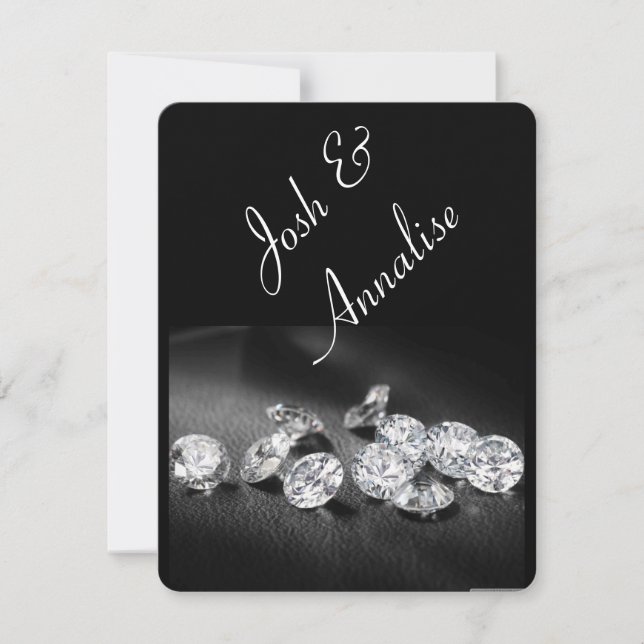 Verlobungs-Party Einladung/Feier Einladung (Vorderseite)