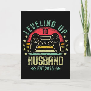 Verlobungs-T-Shirt für den Bräutigam als Gamer bei Karte