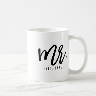 Verlobungsfeier Ehemann und Ehefrau passendes Paar Kaffeetasse