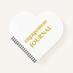 Verlobungsjournal und Erinnerungsbuch Verlobung Notizbuch