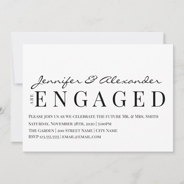 Verlobungsparty (Vorderseite)