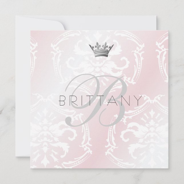 Verlockend Rosa 311 laden ein Einladung (Vorderseite)