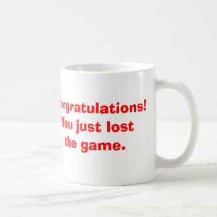 Verlor das Spiel Kaffeetasse