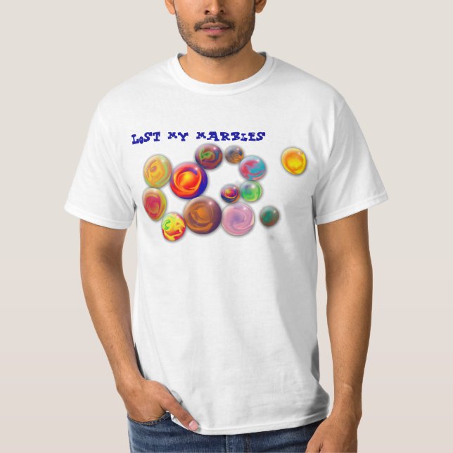 Verlor mein Marmor-Shirt T-Shirt (Vorderseite)