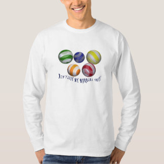 Verlor meine Marmore männlichen humorvollen T - T-Shirt