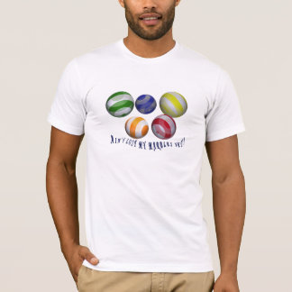 Verlor meine Marmore männlichen humorvollen T - T-Shirt