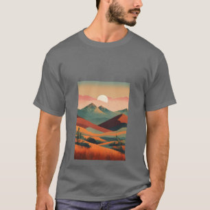 Verloren im Berg Retro Abenteuer T - Shirt