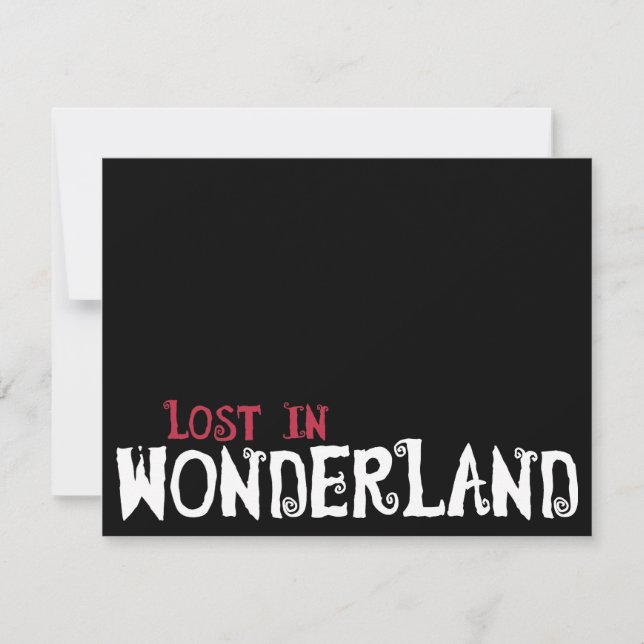 Verloren im Wunderland (Vorderseite)