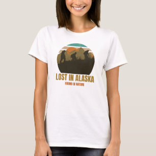 Verloren in Alaska, in der Natur gefunden" T-Shirt