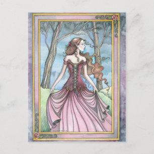 Verloren in Avalon Märchenpostkarte Postkarte