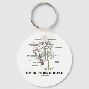 Verloren in der Nierenwelt (Niere Nephron) Schlüsselanhänger