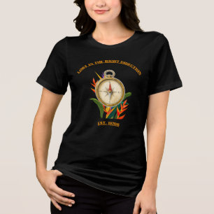 Verloren in die richtige Richtung, Retro Vintage K Tri-Blend Shirt