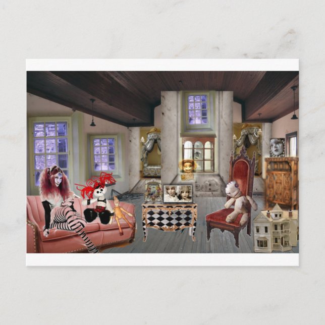 VERLOREN IN DOLLAND POSTKARTE (Vorderseite)