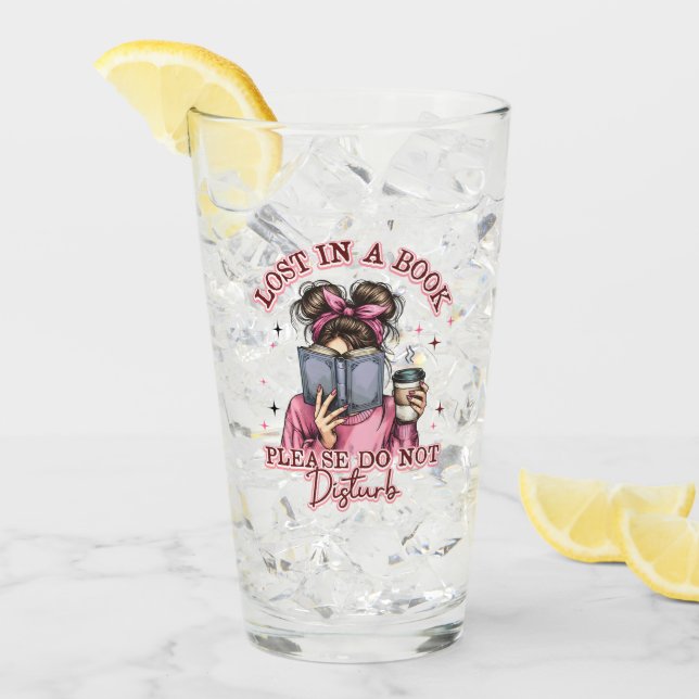 Verloren in einem Buch... Glas (Vorderseite Ice)