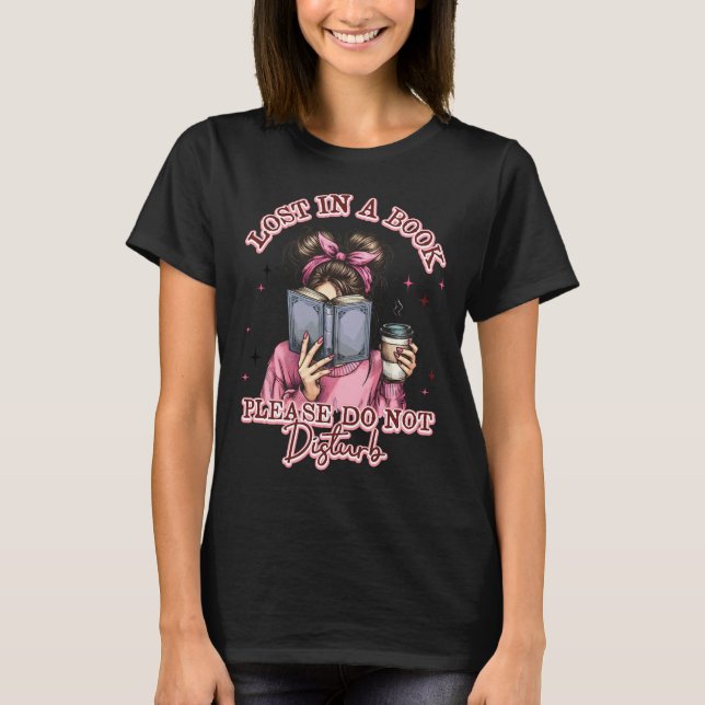 Verloren in einem Buch... T-Shirt (Vorderseite)