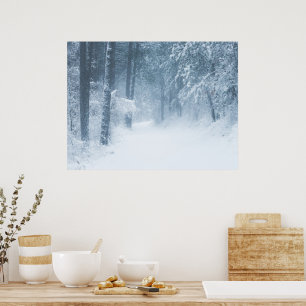 Verloren in einem magischen Wald Poster