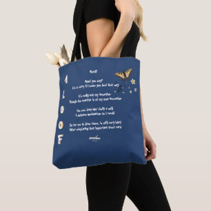 Verloren in einem Quatrain von Adiela Akoo - Aloof Tasche