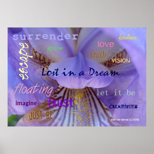 Verloren in einem WordArt™ Poster (Vorne)